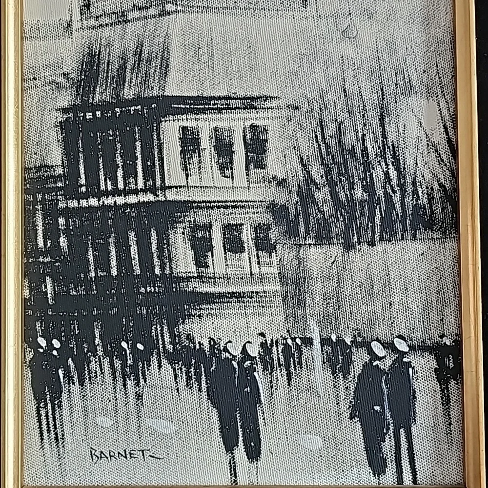 Original J. Barnet Paris Painting Signed Framed - Picture 2 of 4